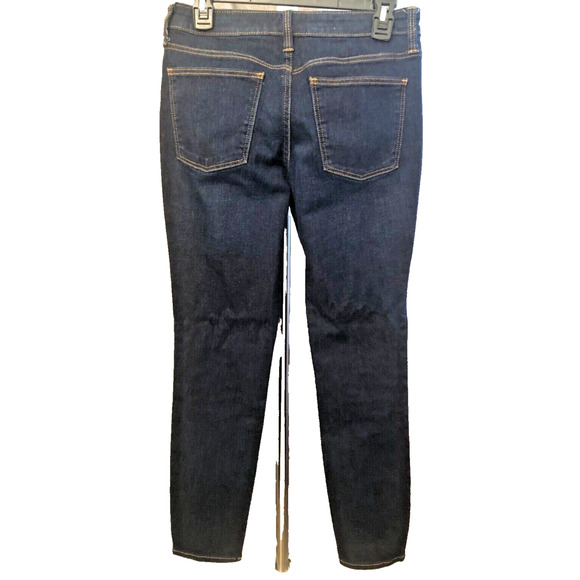 Universal Thread Dark Blue Worn Wash Mid Rise Skinny Jeans Regular Size 4/27 - Picture 3 of 4